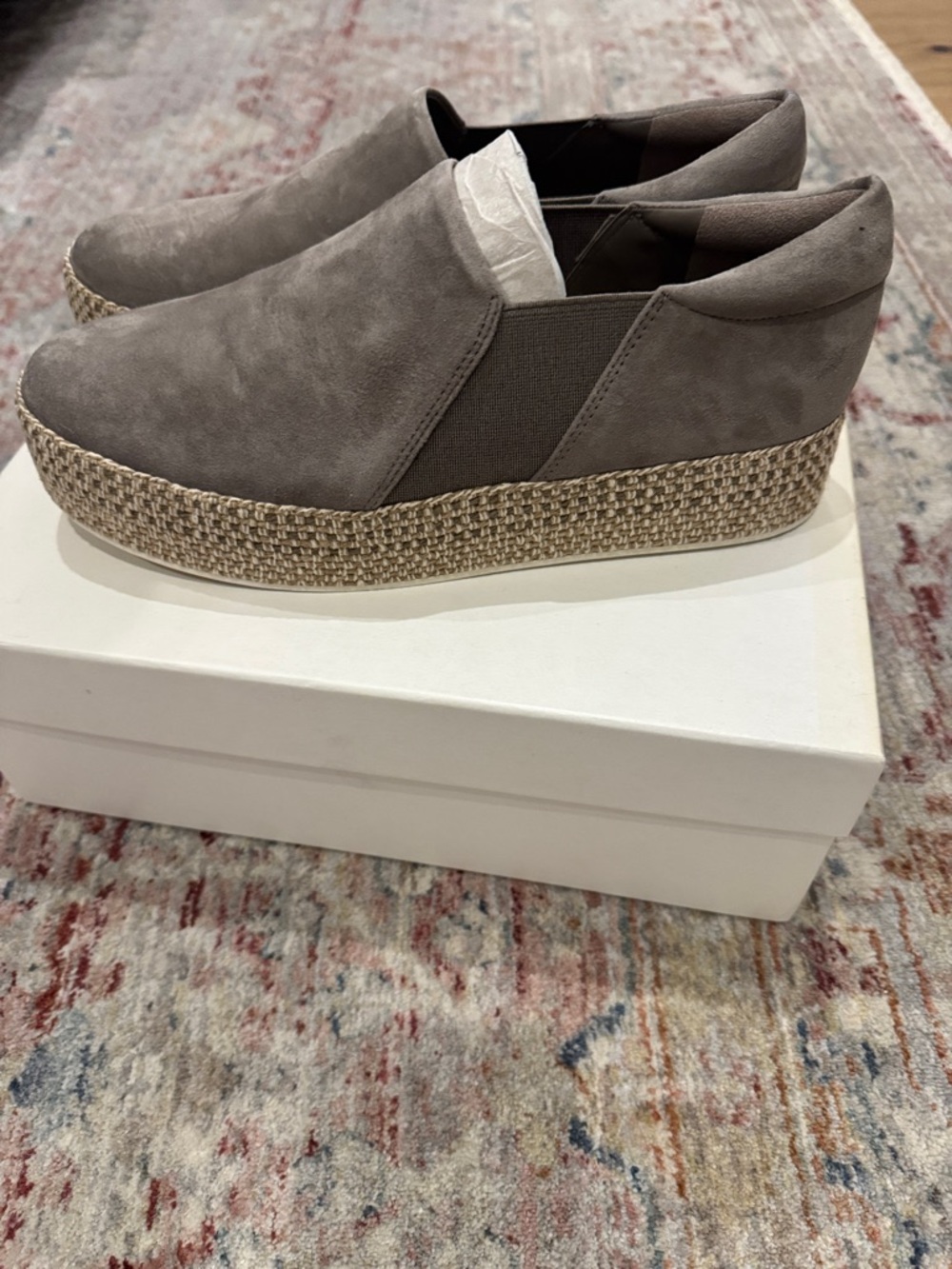 Vince wilden suede espadrille